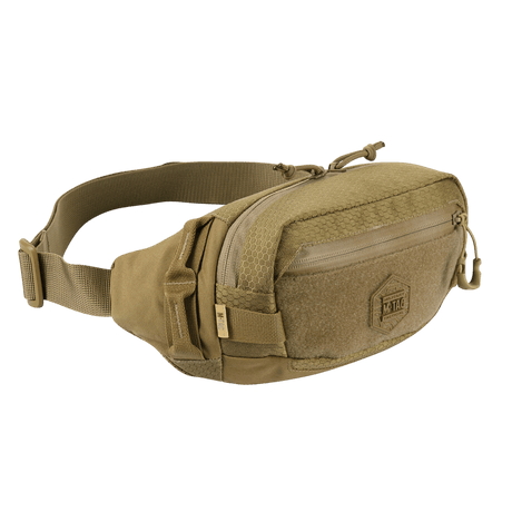 M‑Tac Belt Bag Elite Hex in Cordura material, compact design for everyday use and tactical gear, with YKK zippers and Woojin buckles.