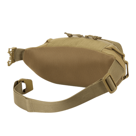 M‑Tac Belt Bag Elite Hex, compact Cordura 500D bag with YKK zippers and Woojin buckles, shown from the back.