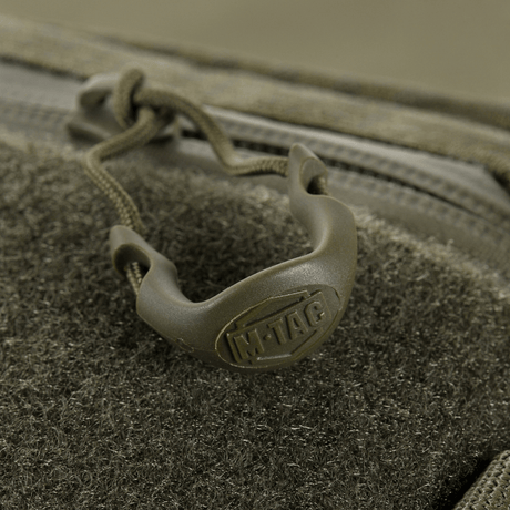 Close-up of M‑Tac Belt Bag Elite Hex with durable materials and stylish design, perfect for tactical use.