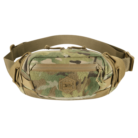 M‑Tac Elite Hex belt bag in camouflage design with Cordura 500D, practical for everyday use and tactical gear.
