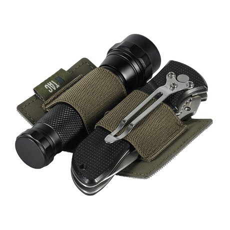 M-Tac Modular Insert Small (2 sections) with flashlight and multitool secured by elastic straps, polymer composite