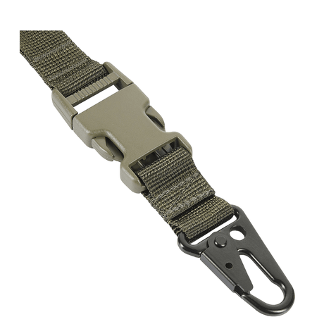 M-Tac Weapon Belt Single Point with quick-drop system and adjustable length, made from durable Texcel strap. Suitable for quick weapon handling.