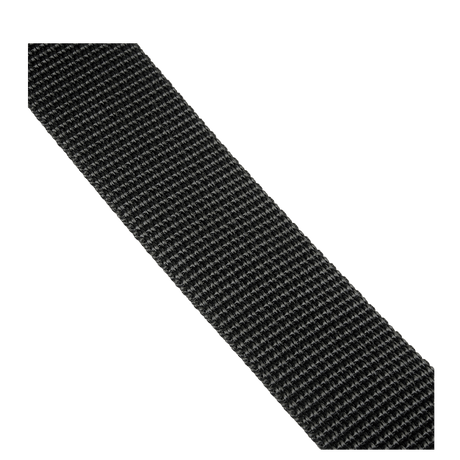 M-Tac Weapon Belt Single Point in black Texcel strap, compatible with rifles and carabiners, with adjustable length and quick-drop system.