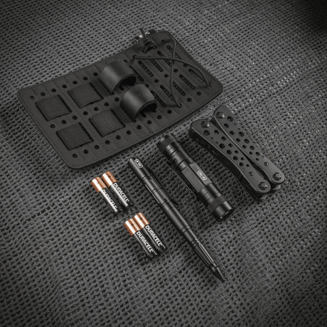 M-Tac Module Insert Molle 11x19, Laser Cut organizes EDC equipment in a bag insert with laser-cut compartments and MOLLE compatibility.