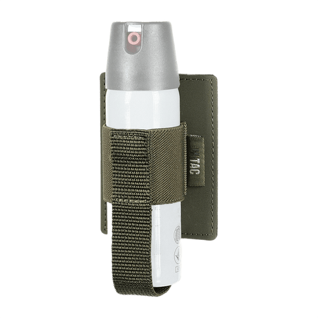 M-Tac modular insert for pepper spray with elastic strap and Velcro panel for secure attachment in bags, polymer composite material.