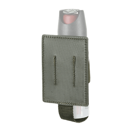 M-Tac modular insert for pepper spray in polymer composite, elastic holder for security and Velcro mounting.