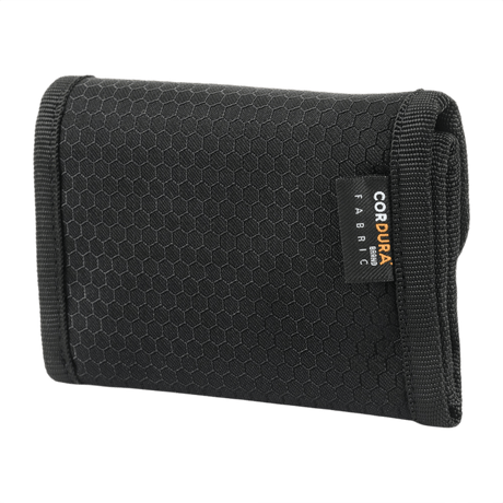 M-Tac Wallet Elite Gen.II Hex wallet in durable Cordura Hex 1000D material, black design, ideal storage options.