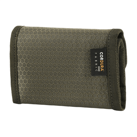 M-Tac Wallet Elite Gen.II Hex - robust, compact wallet in Cordura Hex 1000D with YKK zipper, ideal for cash and cards.