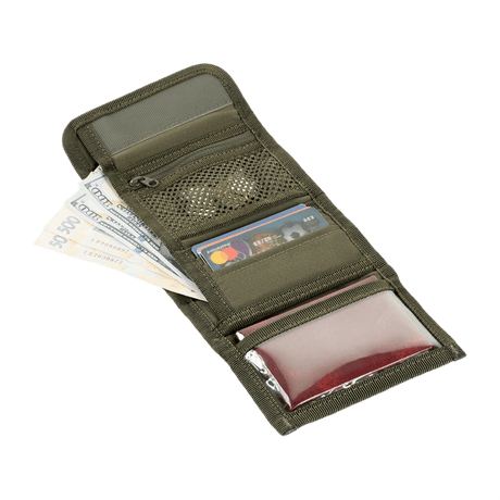 M-Tac Wallet Elite Gen.II Hex in Cordura Hex 1000D with compartments for cash, cards and coins, designed for durability and compact storage.