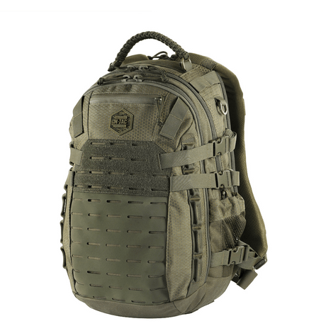M-Tac Mission Backpack Elite Hex in Cordura, with ergonomic design and MOLLE LASER CUT system for attaching extra pockets.