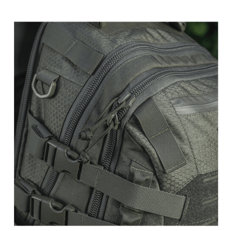 M-Tac Mission Backpack Elite Hex in Cordura 1000D with MOLLE LASER CUT system and a stylish look.
