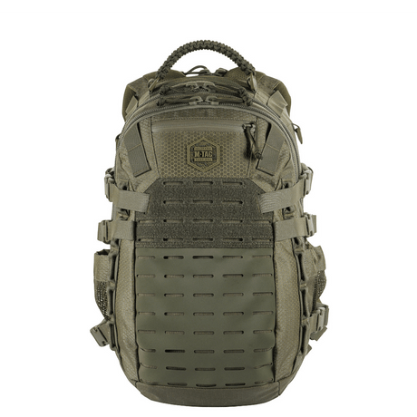 M-Tac Mission Backpack Elite Hex in Cordura Hex 1000D with MOLLE LASER CUT system, ergonomically designed for durability and style.