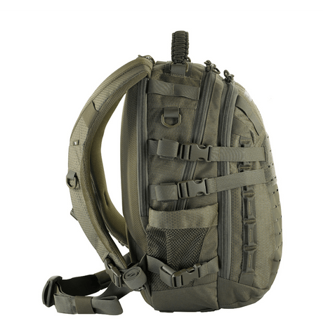 M-Tac Mission Backpack Elite Hex with ergonomic design, Cordura 1000D material and MOLLE LASER CUT system.
