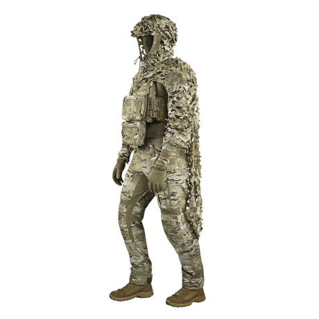 M-Tac Alder Camouflage Suit in camouflage material for uneven terrain, designed for snipers, shown in gallery position 1