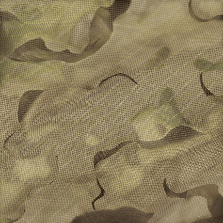 M-Tac Alder Camouflage Suit in durable ripstop material with mesh structure, close-up of texture, shown in gallery position 1