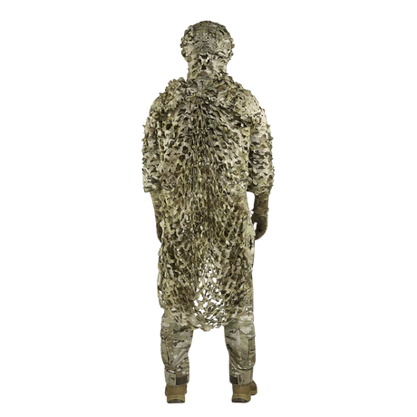 M-Tac Alder Camouflage Suit in lightweight camouflage material for uneven terrain, designed for snipers, shown from the back in gallery position 1