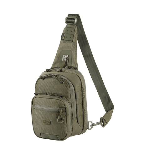 M-Tac Cross Bag Slim Elite Hex in Cordura with adjustable strap, slim design and quality zippers.