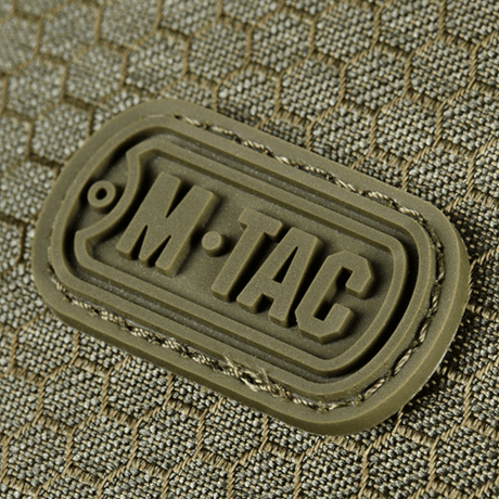 M-Tac Cross Bag Slim Elite Hex logo on a bag made of Cordura, showing the M-Tac branding.