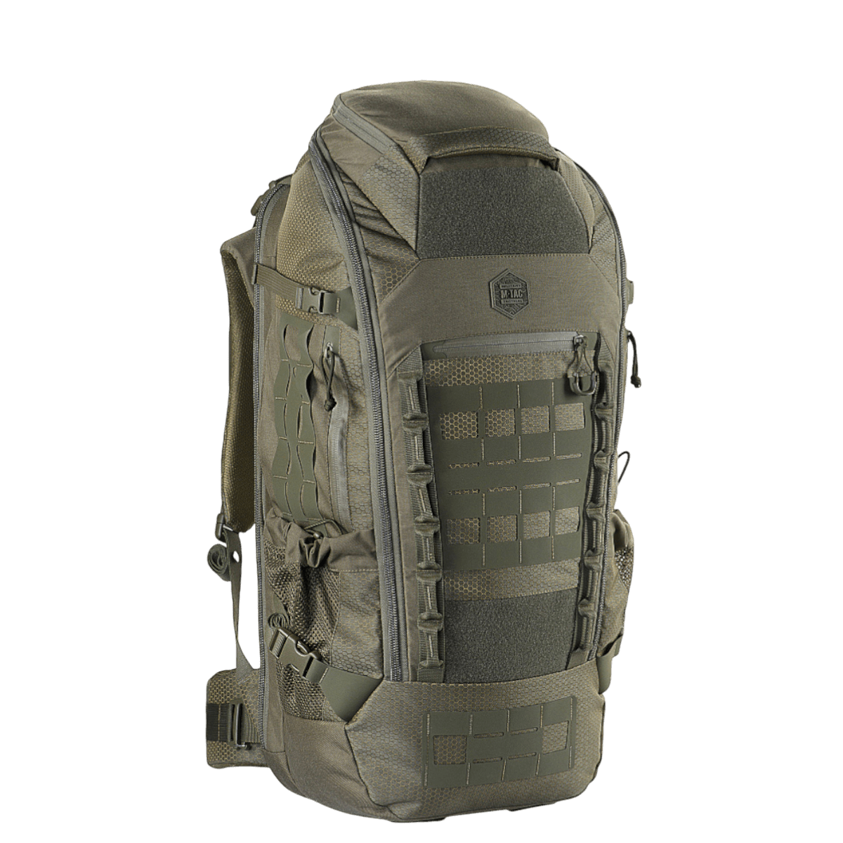 M-Tac Rygsæk Large Elite Hex Gen. IV i slidstærkt Cordura materiale, ergonomisk designet til stil og funktionalitet.