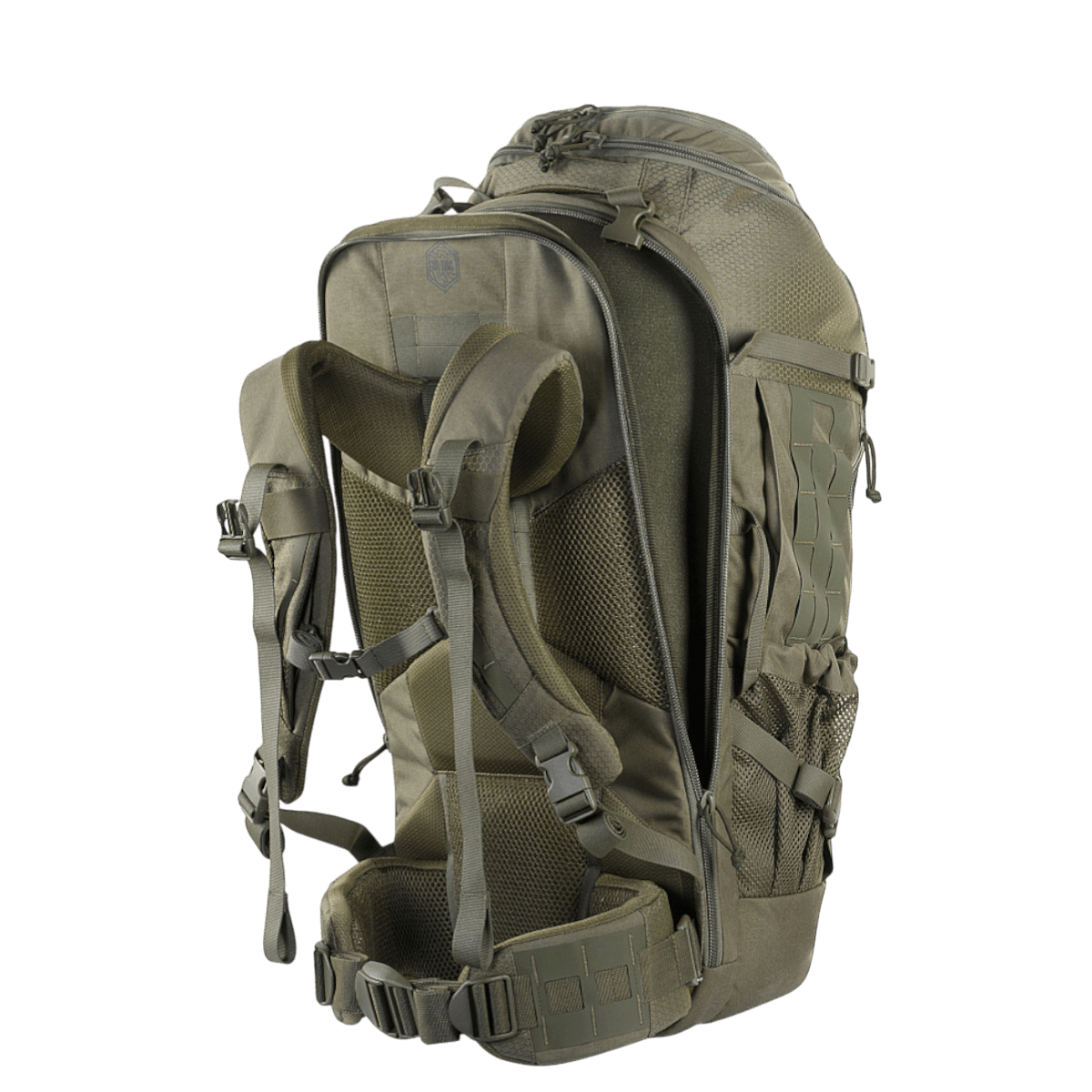 Stilfuld M-Tac Rygsæk Large Elite Hex Gen. IV i slidstærkt Cordura materiale med ergonomisk design og bred funktionalitet.