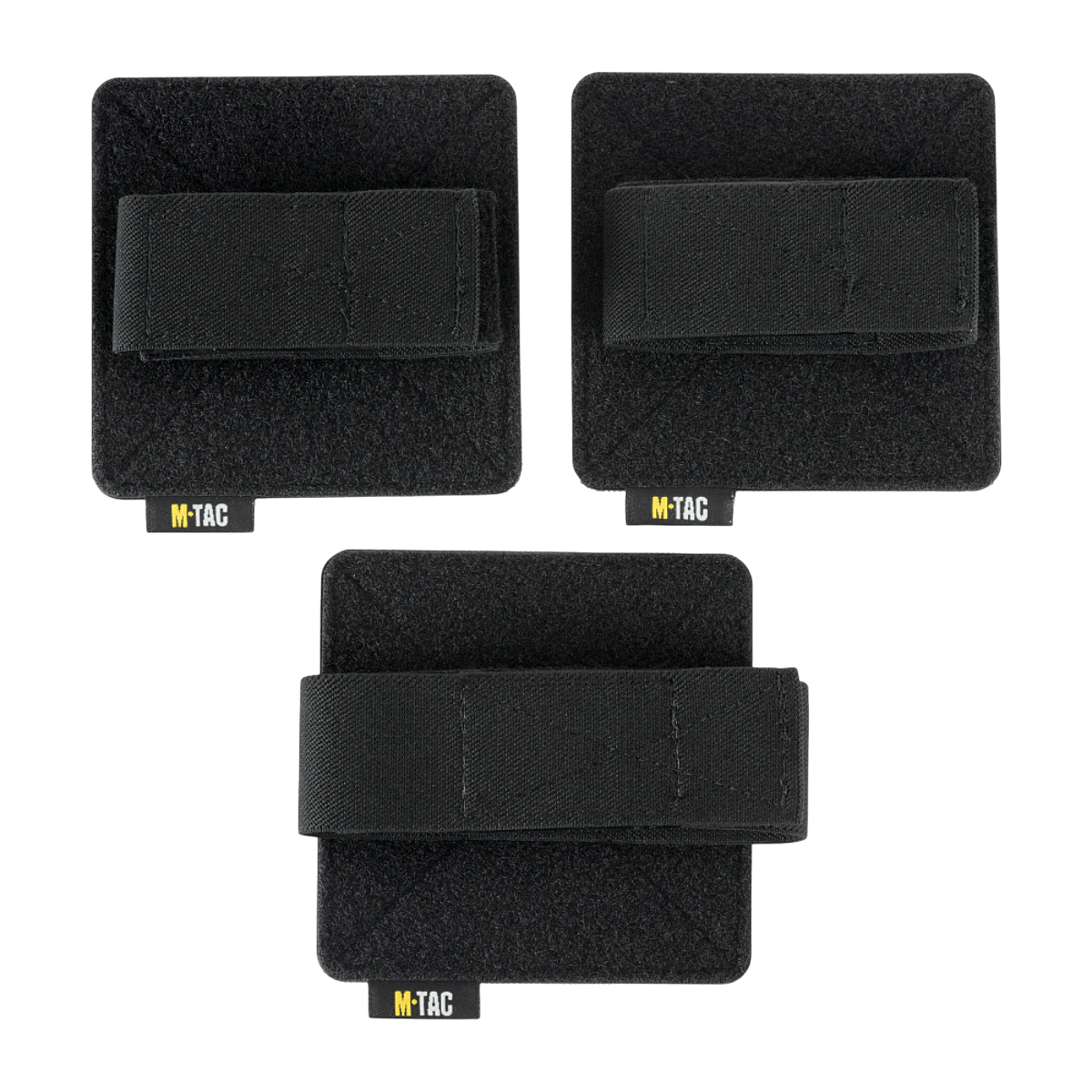 M‑Tac Indlæg til Rygsæk (3 stk) med justerbart velcro-fastgørelse, designet til våbenkasser og rygsække, sort farve