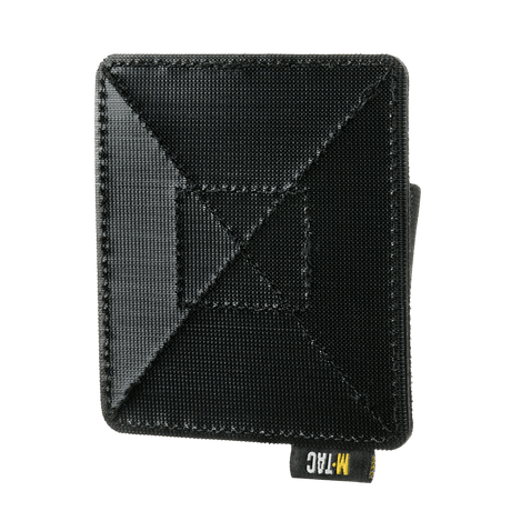 M-Tac inserts for backpack (3 pcs) in black with Velcro attachment, designed for gun cases and backpacks, front view.
