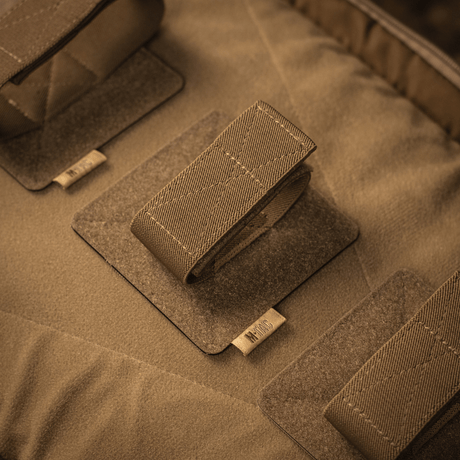 M‑Tac Backpack Inserts (3 pcs) detailed close-up with adjustable Velcro panels and plastic base.