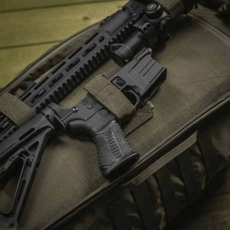 M‑Tac Backpack Inserts (3 pcs) with weapon box adjustment for AR‑15 and AK carbines, designed to secure gear with Velcro attachment.