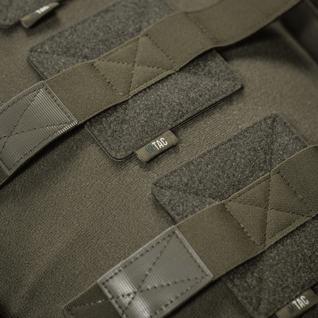 M‑Tac Backpack Inserts (3 pcs) with adjustable Velcro attachments for weapon boxes and backpacks, designed for AR‑15 and AK carbines.