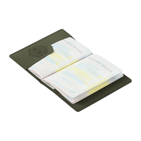 M‑Tac passport cover protects passport in a stylish design with slots for plastic cards, made of durable polymer composite. Ideal for travel.