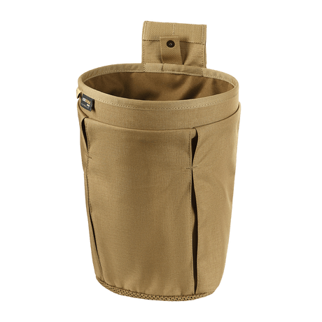 M‑Tac Magazine Dump Pouch Lite Elite in Cordura 500D with quick-pull closure system and drained base, front view. Easy MOLLE attachment.