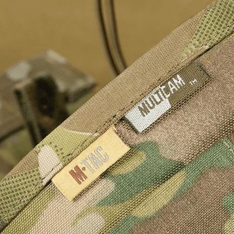 M‑Tac magazine pouch Dump Pouch Lite Elite in camouflage Cordura 500D with M‑Tac and Multicam markings, practical design.