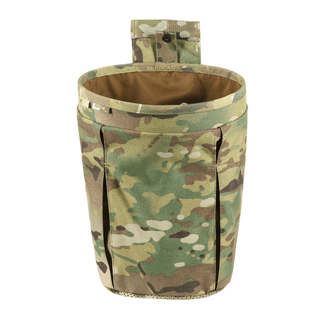 M‑Tac Magazine Dump Pouch Lite Elite in camouflage pattern with MOLLE mounting system, made of durable Cordura 500D.