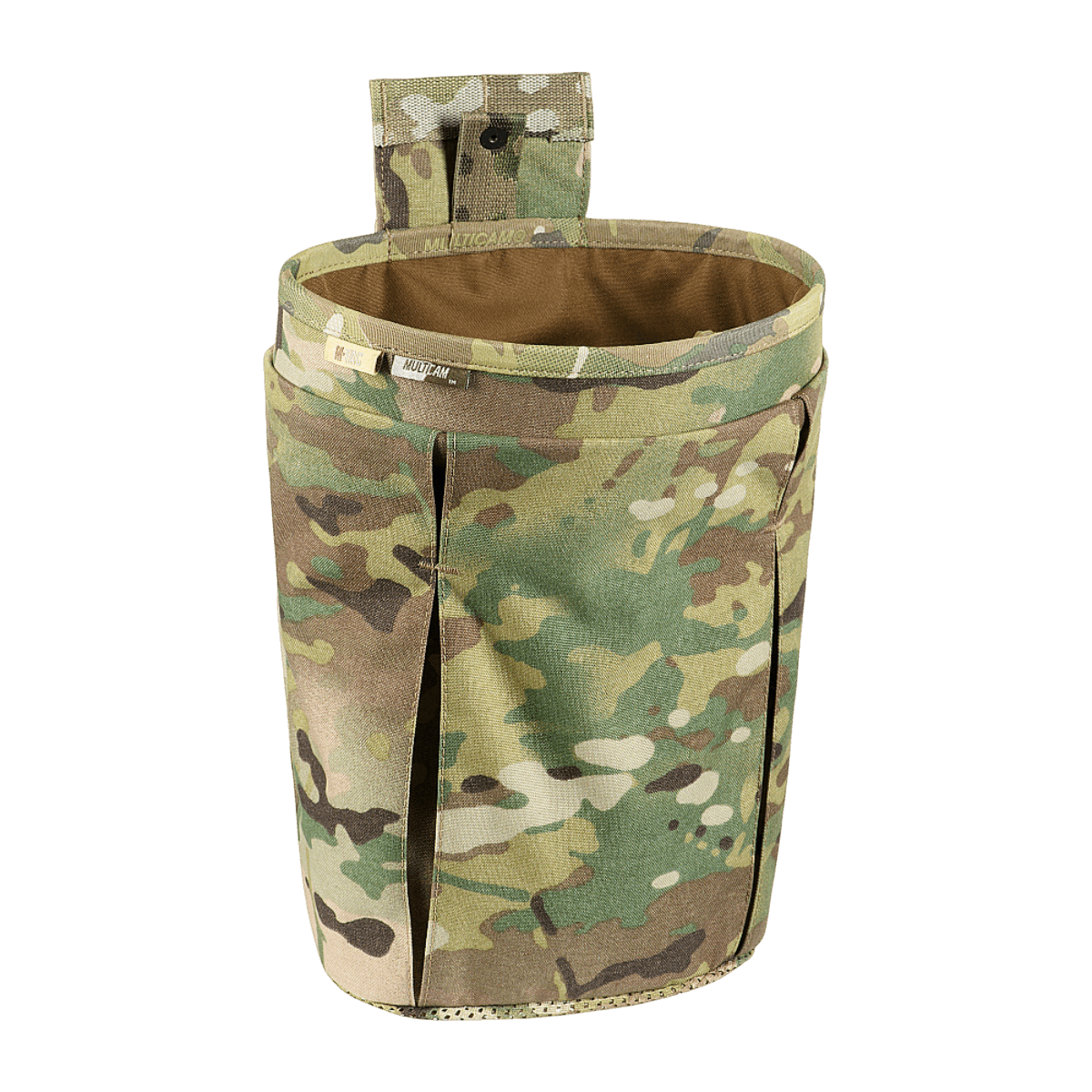 M‑Tac Magasinsæk Dump Pouch Lite Elite i camouflage med MOLLE montering og quick-pull lukning.
