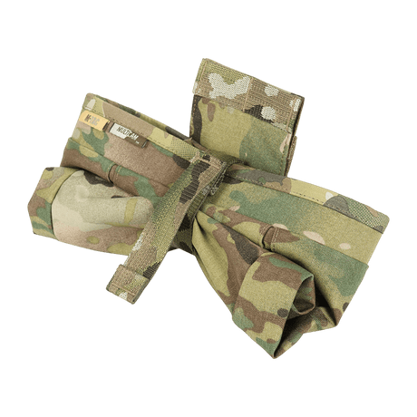 M‑Tac magazine pouch Dump Pouch Lite Elite in Cordura 500D with MOLLE straps for quick magazine storage, camouflage design.