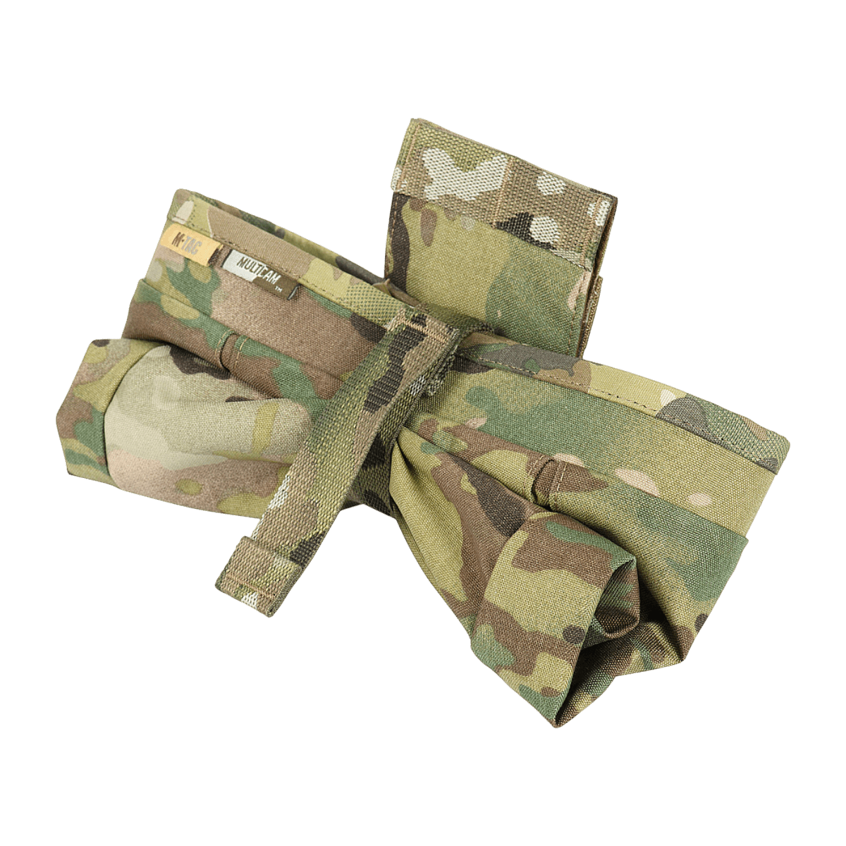 M‑Tac Magasinsæk Dump Pouch Lite Elite i Cordura 500D med MOLLE stropper til hurtig opbevaring af magasiner, camouflage design.