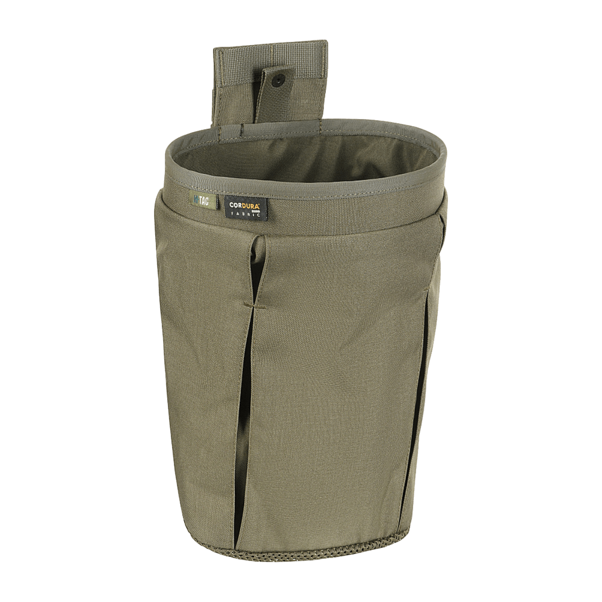 M‑Tac Magasinsæk Dump Pouch Lite Elite i holdbart Cordura 500D, med hurtiglukkesystem og drænnet bund, klar til MOLLE montering.