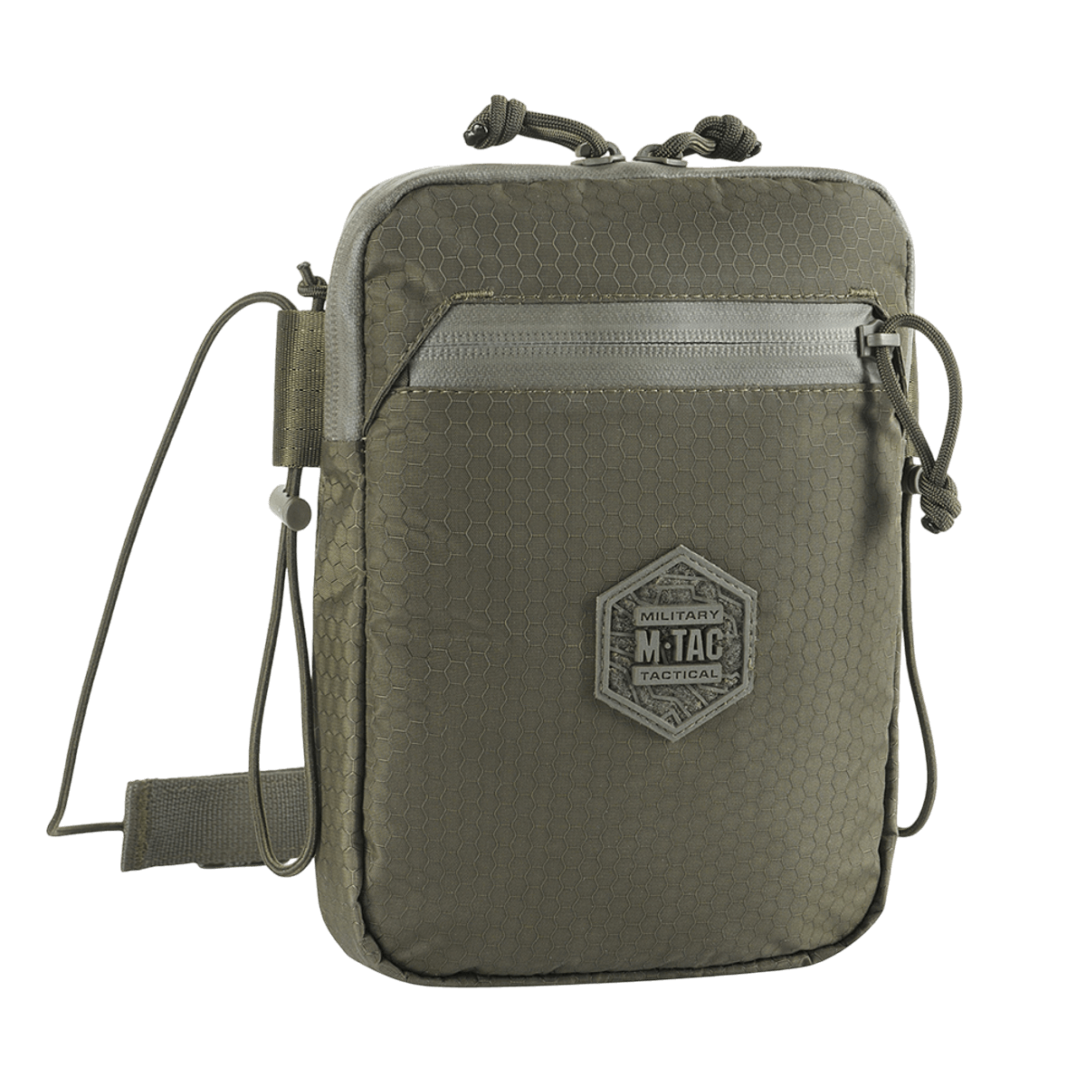 M‑Tac Pocket Bag Elite HEX i slidstærkt materiale med YKK lynlåse, perfekt til EDC-udstyr. Kompakt og robust til daglig brug.