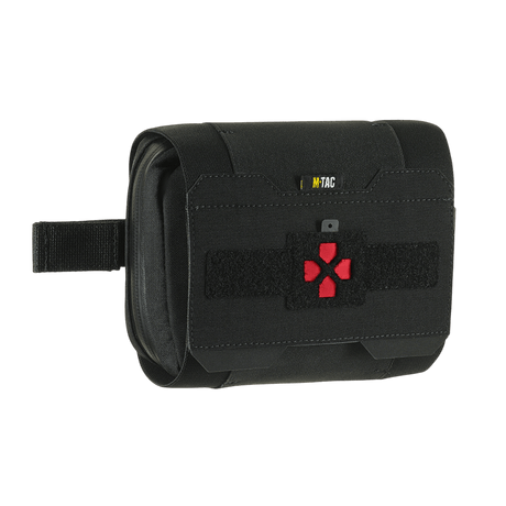 M-Tac Horisontal Medic Lomme Large Elite i robust materiale med indvendig IFAK organizer, NIJ-certificeret, vist i galleri position 1, sort model