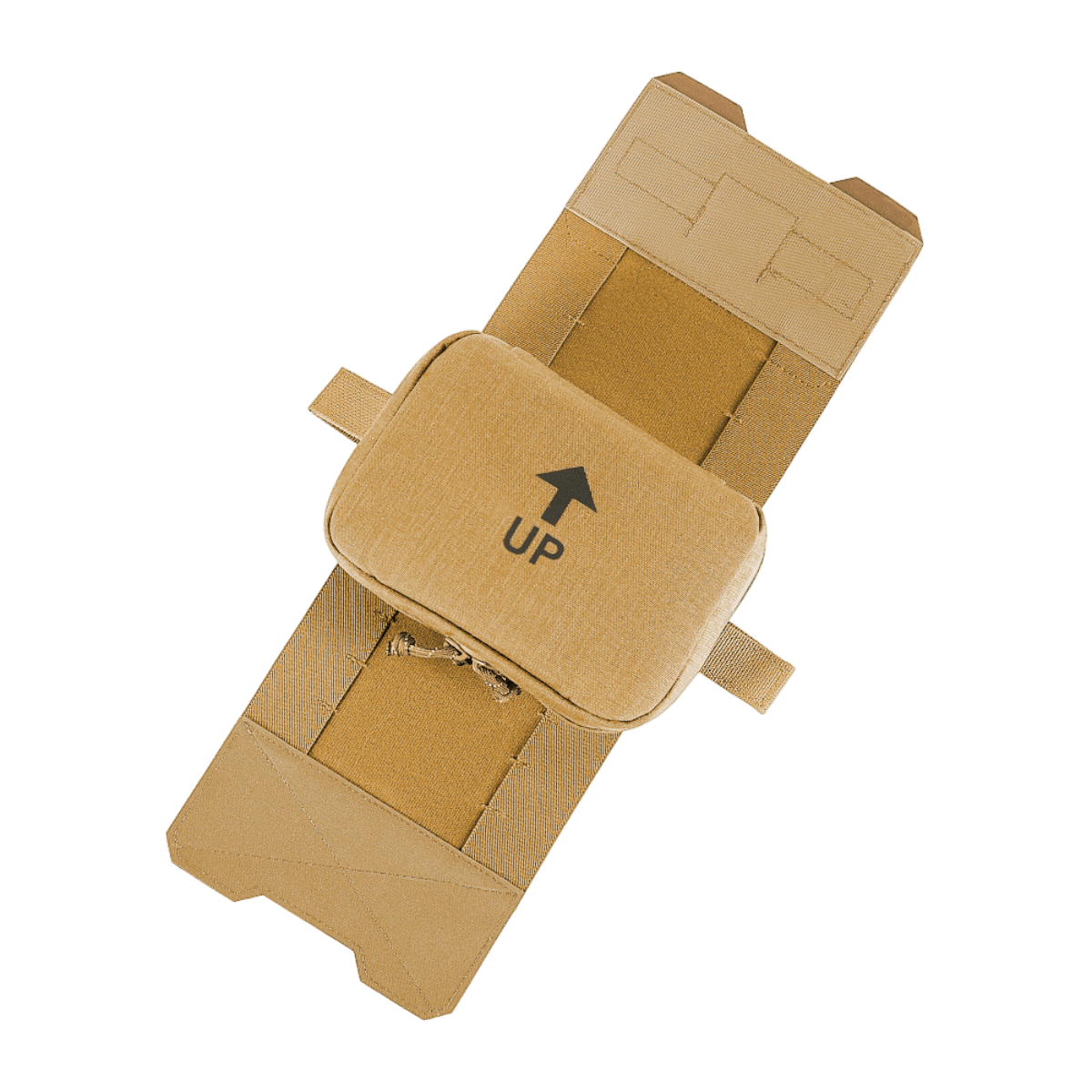 M-Tac Horisontal Medic Lomme Large Elite i åben position med organizer og base, lavet af slidstærk Cordura 500D.