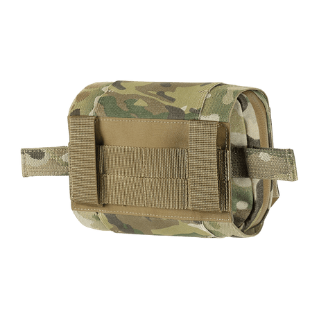 M-Tac Horisontal Medic Lomme Large Elite i multicam materiale med NIJ-certificering, lukket tilstand, vist i galleri position 1.