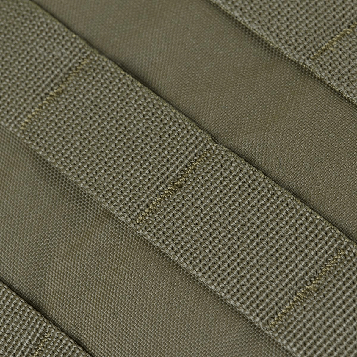 Close-up of M-Tac Pouch Sukharka Gen.3 XL in Cordura 500D, showing MOLLE system design detail.