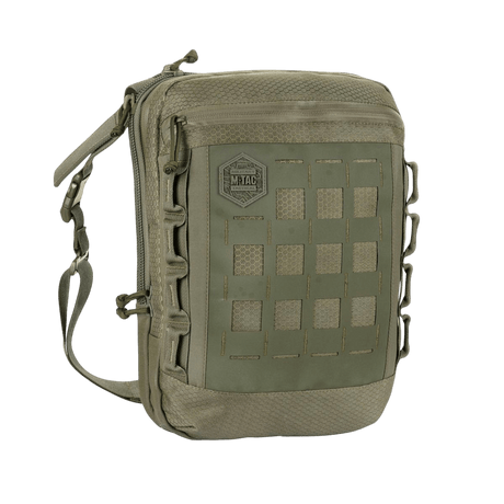 M-Tac Tablet Bag Laser Cut Hex med laser cut MOLLE panel til EDC, dokumenter og skjult våben. Lavet i holdbar Cordura.