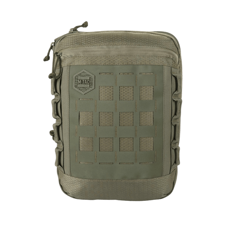 M-Tac Tablet Bag Laser Cut Hex i Cordura med Laser Cut MOLLE, ideel til EDC, dokumenter og skjult våben. Praktisk og holdbar taske.