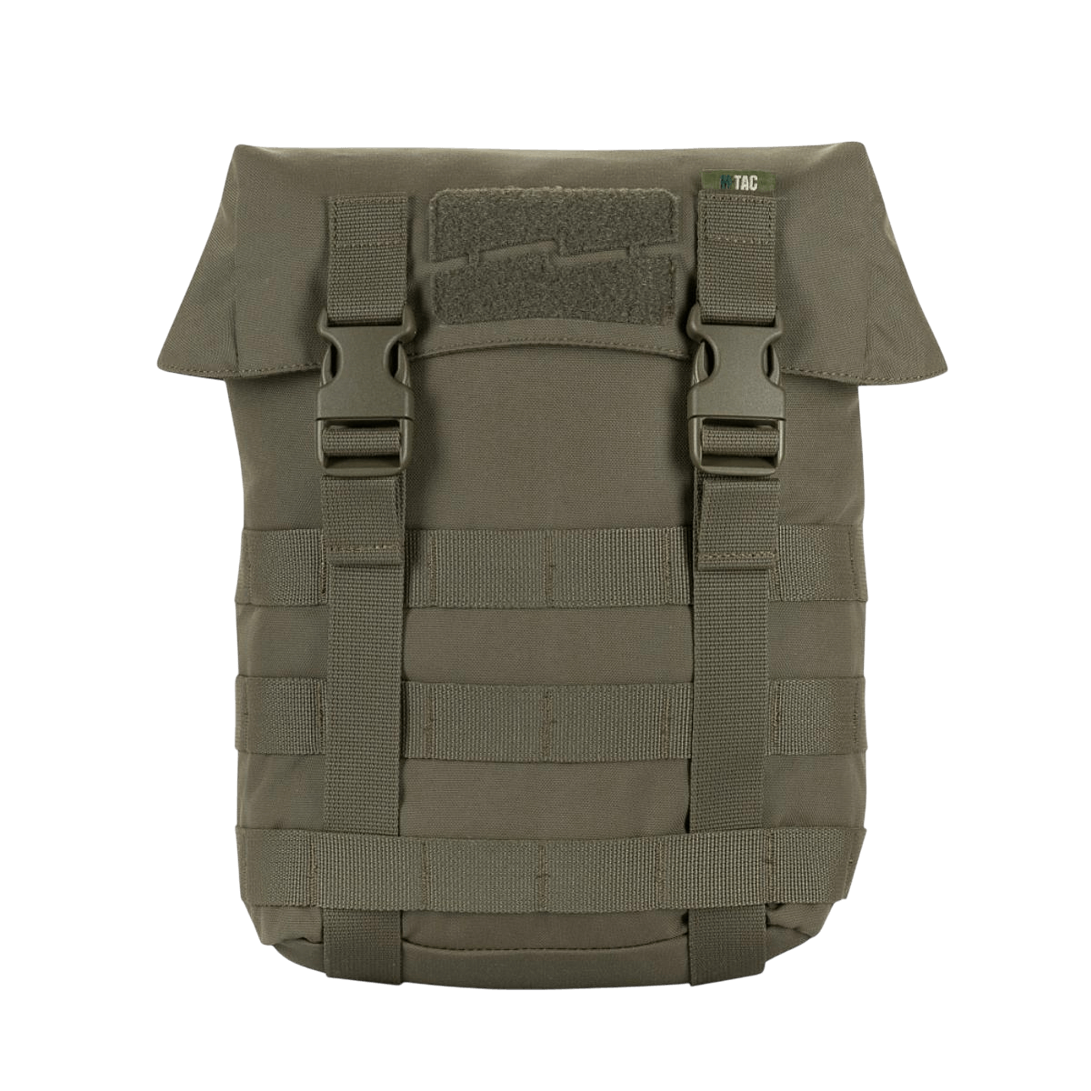 M-Tac Sukharka Gen.3 Pouch i robust Cordura 500D med fastex-lukning, set forfra. Ideel til militært brug og opbevaring.