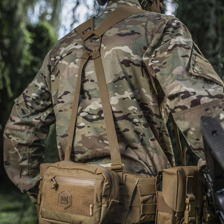 M-Tac Shoulder Straps for Tactical Belt Laser Cut in Cordura Squadron, designed to increase comfort with heavy tactical gear, shown in gallery position 1.