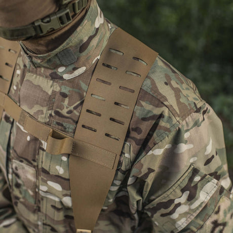 M-Tac Shoulder Straps for Tactical Belt Laser Cut in durable Cordura Squadron material, designed for comfort with heavy gear, shown in gallery position 1.