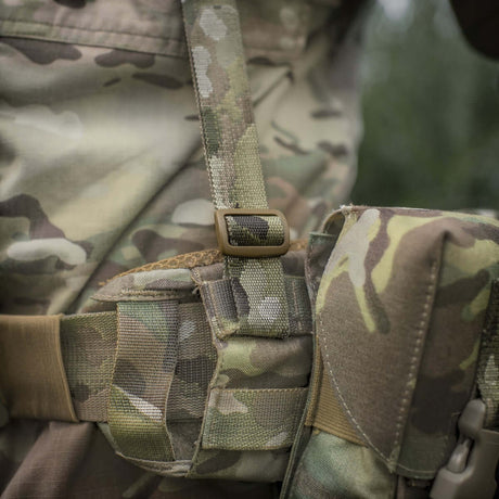 M-Tac Shoulder Straps for Tactical Belt Laser Cut in durable Cordura material, NIJ-certified, shown in gallery position 1.