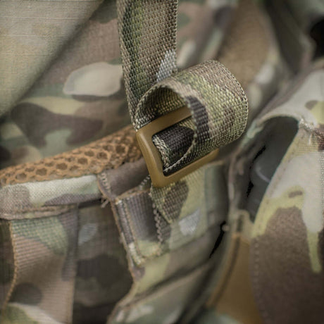 M-Tac Shoulder Straps for Tactical Belt Laser Cut in camouflage Cordura, NIJ-certified, shown in gallery position 1.