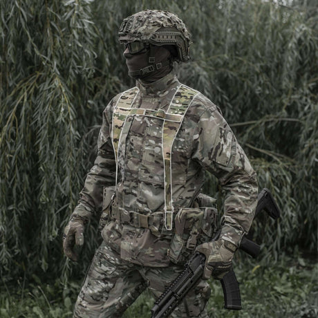 M-Tac Shoulder Straps for Tactical Belt Laser Cut in Cordura, NIJ-certified, shown in gallery position 1 for optimal carrying comfort.